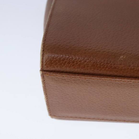 Burberrys Hand Bag Leather 2way Brown Auth ti2407 - Picture 15 of 16